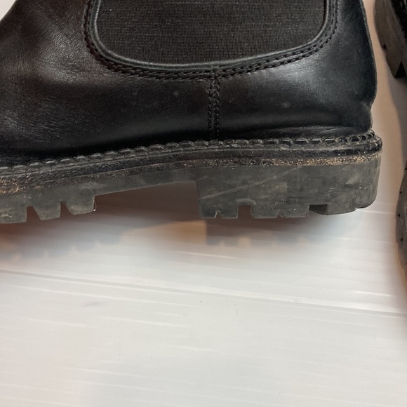 Vince Moto boot pull on grunge biker dark academia 7.5 - Picture 4 of 8